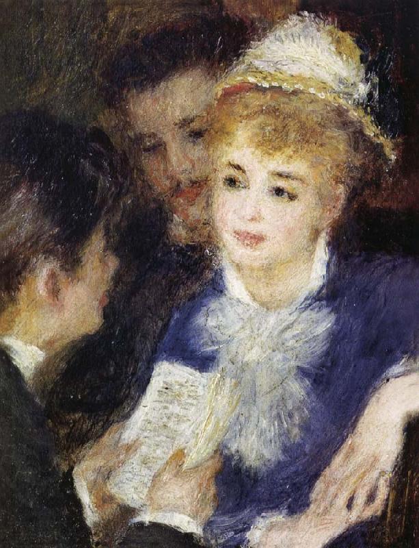 Pierre Renoir Reading the Part oil painting picture